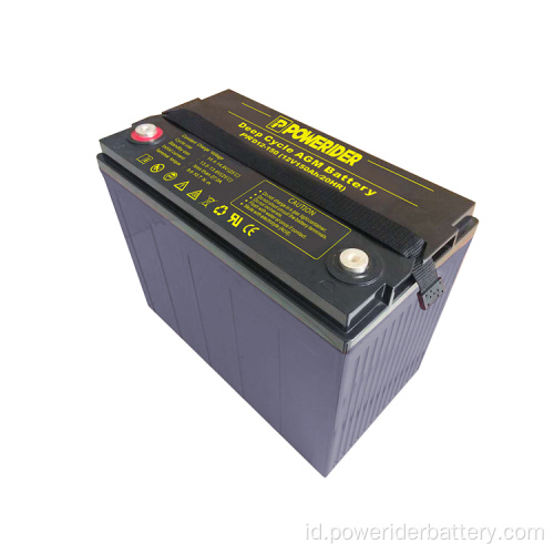 12V 150ah siklus dalam asam timbal AGM baterai